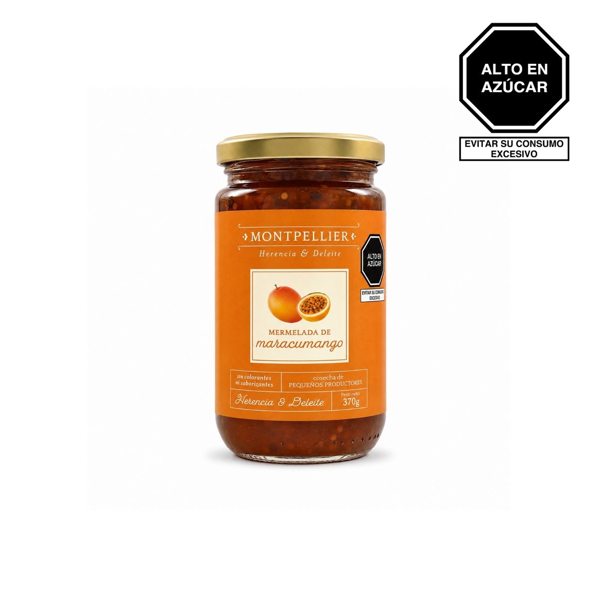 DELI FREEZE - Mermelada Montpellier Maracumango Pote 370 g